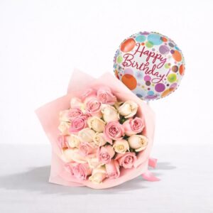 Birthday Glow Rose Bouquet — Cabo Delivery flowers in Cabo San Lucas