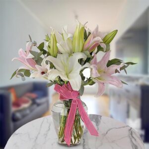 Special Day Lily Vase — Cabo Delivery flowers in Cabo San Lucas